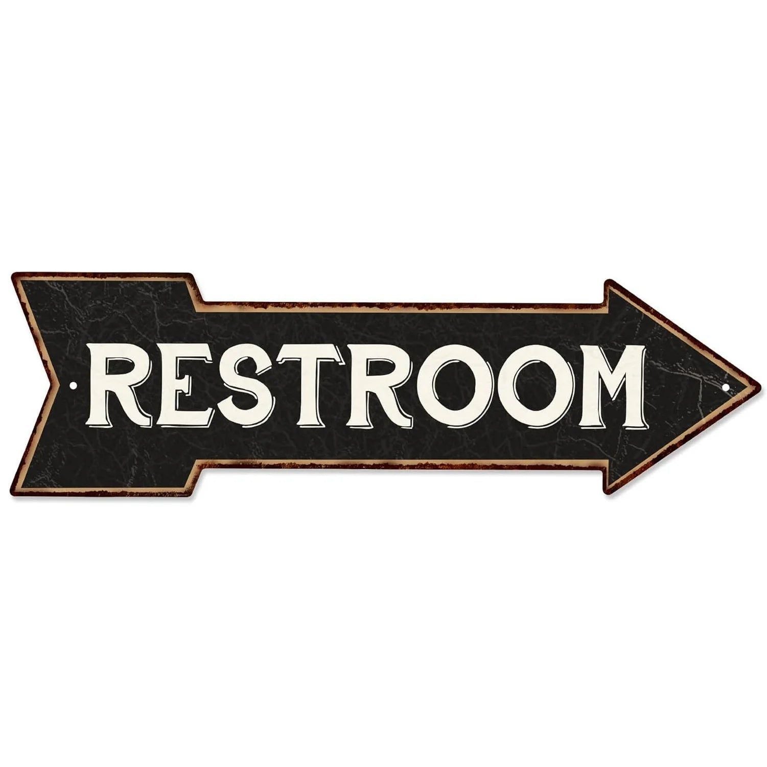 Special Arrow Shape Metal Tin Sign Waterproof Girl Cave Happy Hour Laundry Vintage Ornamental Mark Sign Board Wall Pub Cafe Bar - Grand Goldman