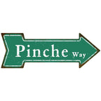 Special Arrow Shape Metal Tin Sign Waterproof Girl Cave Happy Hour Laundry Vintage Ornamental Mark Sign Board Wall Pub Cafe Bar - Grand Goldman