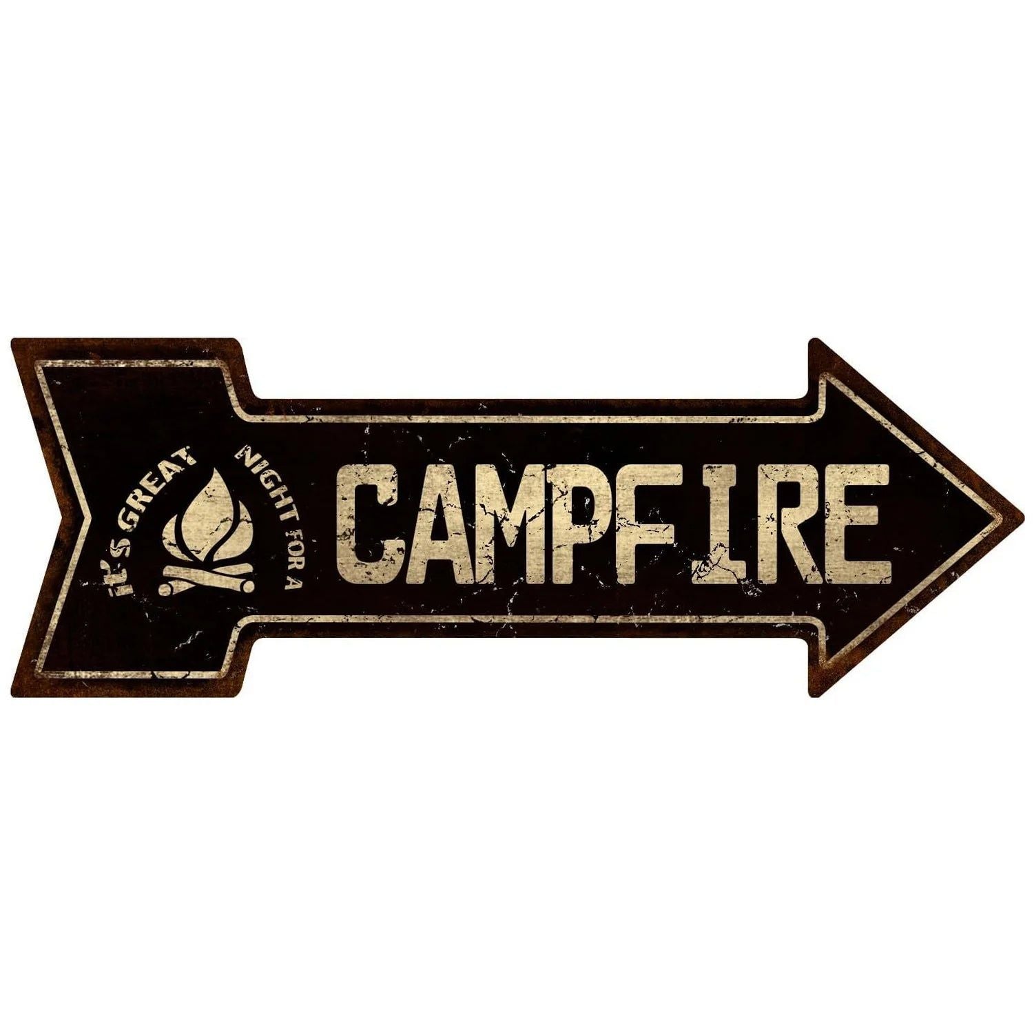 Special Arrow Shape Metal Tin Sign Waterproof Girl Cave Happy Hour Laundry Vintage Ornamental Mark Sign Board Wall Pub Cafe Bar - Grand Goldman