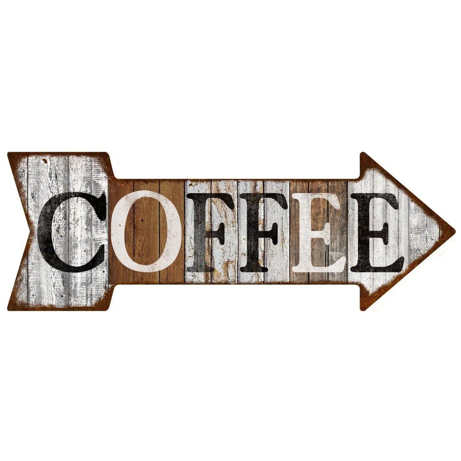 Special Arrow Shape Metal Tin Sign Waterproof Girl Cave Happy Hour Laundry Vintage Ornamental Mark Sign Board Wall Pub Cafe Bar - Grand Goldman