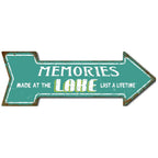 Special Arrow Shape Metal Tin Sign Waterproof Girl Cave Happy Hour Laundry Vintage Ornamental Mark Sign Board Wall Pub Cafe Bar - Grand Goldman