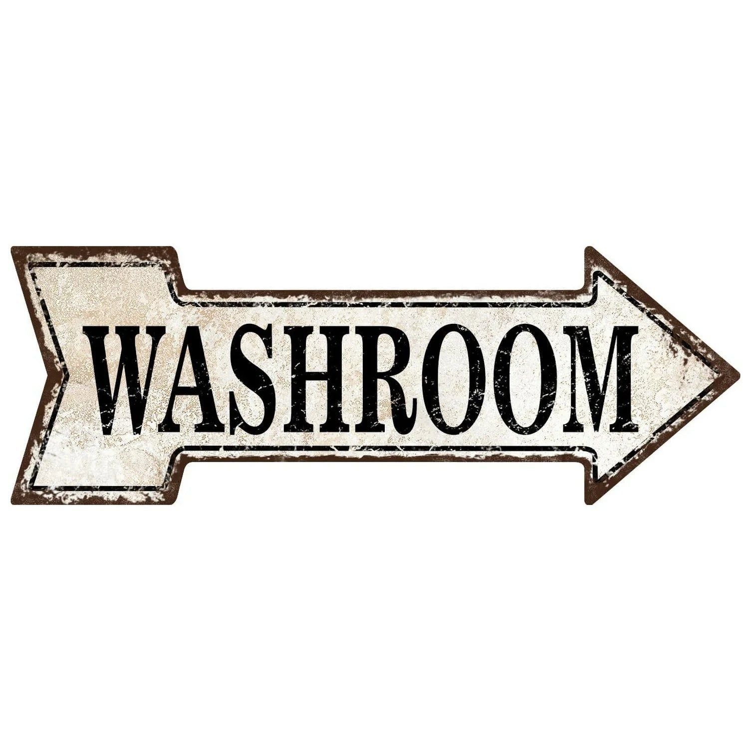 Special Arrow Shape Metal Tin Sign Waterproof Girl Cave Happy Hour Laundry Vintage Ornamental Mark Sign Board Wall Pub Cafe Bar - Grand Goldman