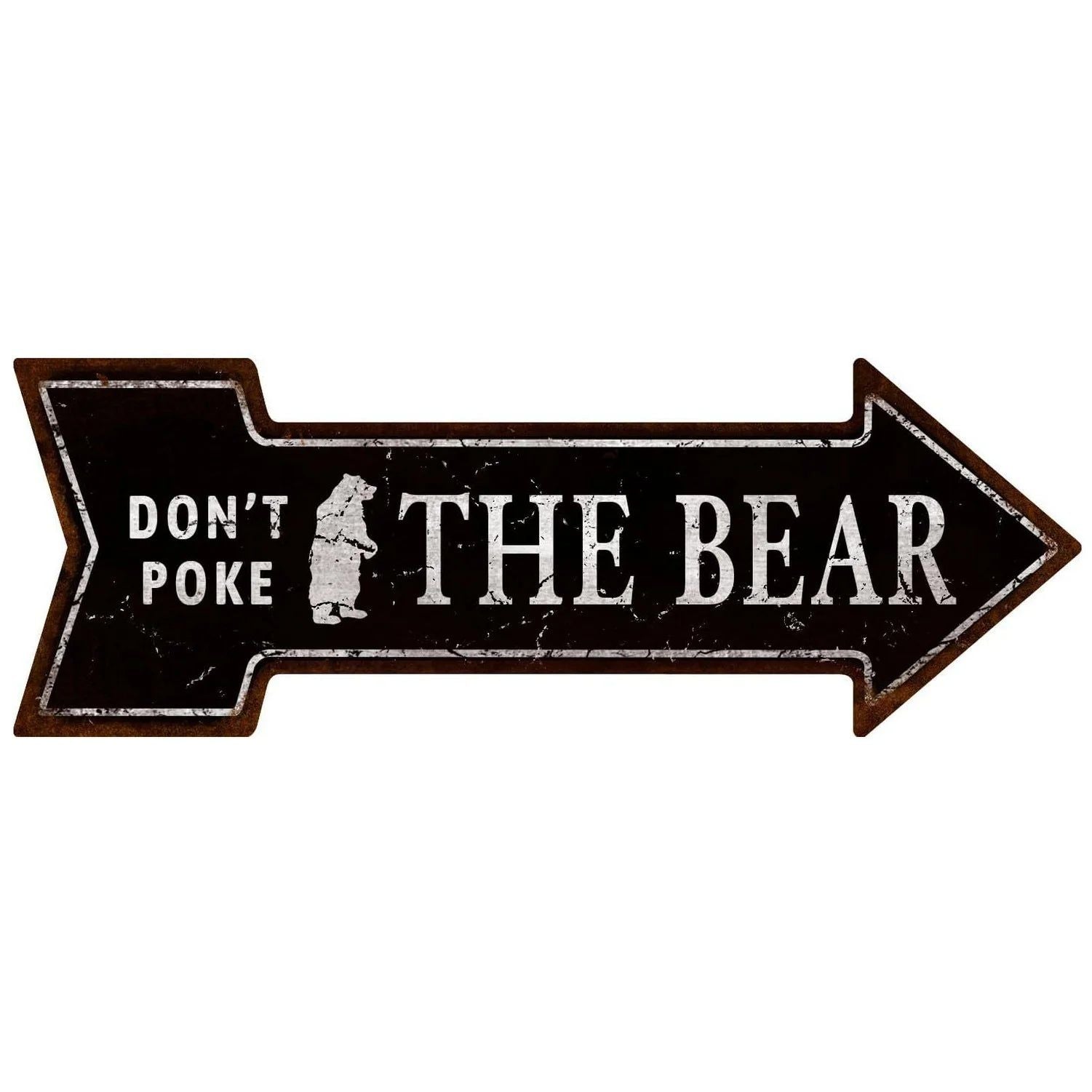 Special Arrow Shape Metal Tin Sign Waterproof Girl Cave Happy Hour Laundry Vintage Ornamental Mark Sign Board Wall Pub Cafe Bar - Grand Goldman