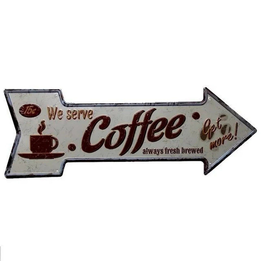Special Arrow Shape Metal Tin Sign Waterproof Girl Cave Happy Hour Laundry Vintage Ornamental Mark Sign Board Wall Pub Cafe Bar - Grand Goldman
