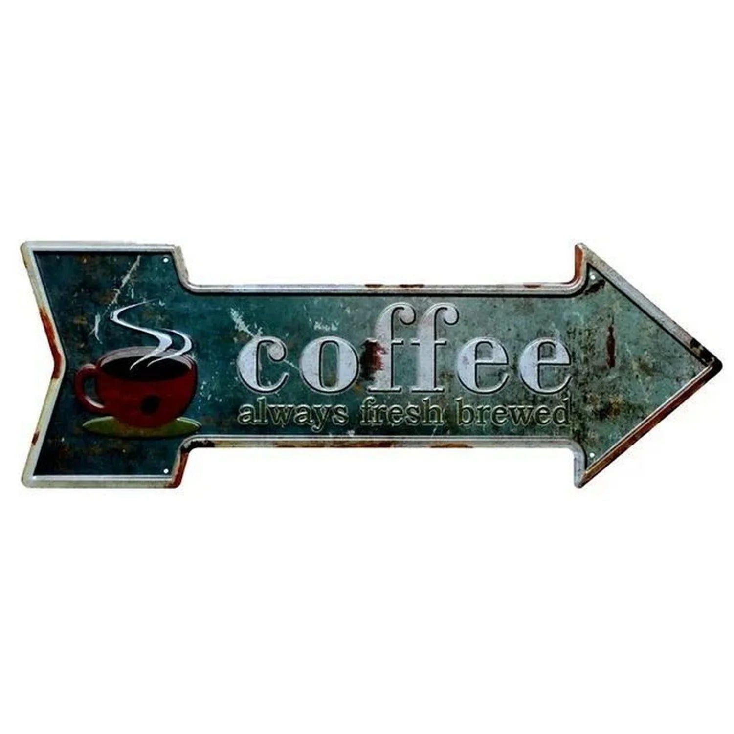 Special Arrow Shape Metal Tin Sign Waterproof Girl Cave Happy Hour Laundry Vintage Ornamental Mark Sign Board Wall Pub Cafe Bar - Grand Goldman