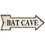 Special Arrow Shape Metal Tin Sign Waterproof Girl Cave Happy Hour Laundry Vintage Ornamental Mark Sign Board Wall Pub Cafe Bar - Grand Goldman