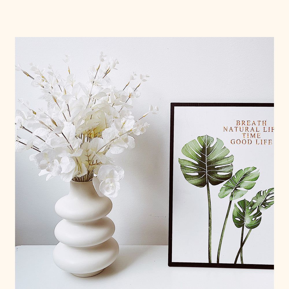 Special-shaped Ring Ceramic Vase Flower - Grand Goldman