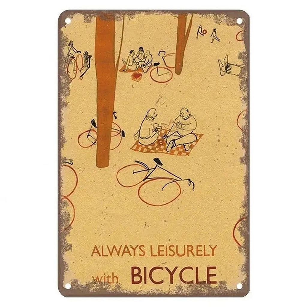 Sports Metal Tin Signs Tour De France Cycling Wall Art Posters Plate Wall Decor for Home Bars Man Cave Cafe Clubs Garage Retro - Grand Goldman