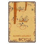 Sports Metal Tin Signs Tour De France Cycling Wall Art Posters Plate Wall Decor for Home Bars Man Cave Cafe Clubs Garage Retro - Grand Goldman