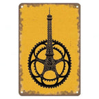 Sports Metal Tin Signs Tour De France Cycling Wall Art Posters Plate Wall Decor for Home Bars Man Cave Cafe Clubs Garage Retro - Grand Goldman