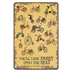 Sports Metal Tin Signs Tour De France Cycling Wall Art Posters Plate Wall Decor for Home Bars Man Cave Cafe Clubs Garage Retro - Grand Goldman