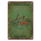 Sports Metal Tin Signs Tour De France Cycling Wall Art Posters Plate Wall Decor for Home Bars Man Cave Cafe Clubs Garage Retro - Grand Goldman