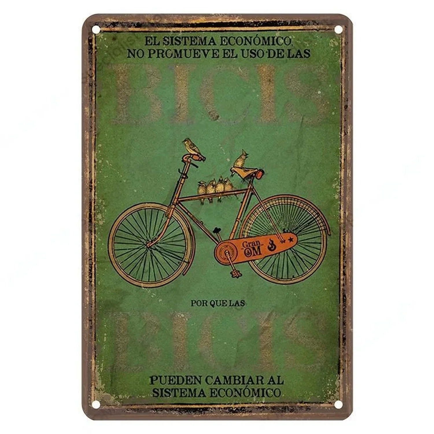 Sports Metal Tin Signs Tour De France Cycling Wall Art Posters Plate Wall Decor for Home Bars Man Cave Cafe Clubs Garage Retro - Grand Goldman