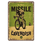 Sports Metal Tin Signs Tour De France Cycling Wall Art Posters Plate Wall Decor for Home Bars Man Cave Cafe Clubs Garage Retro - Grand Goldman