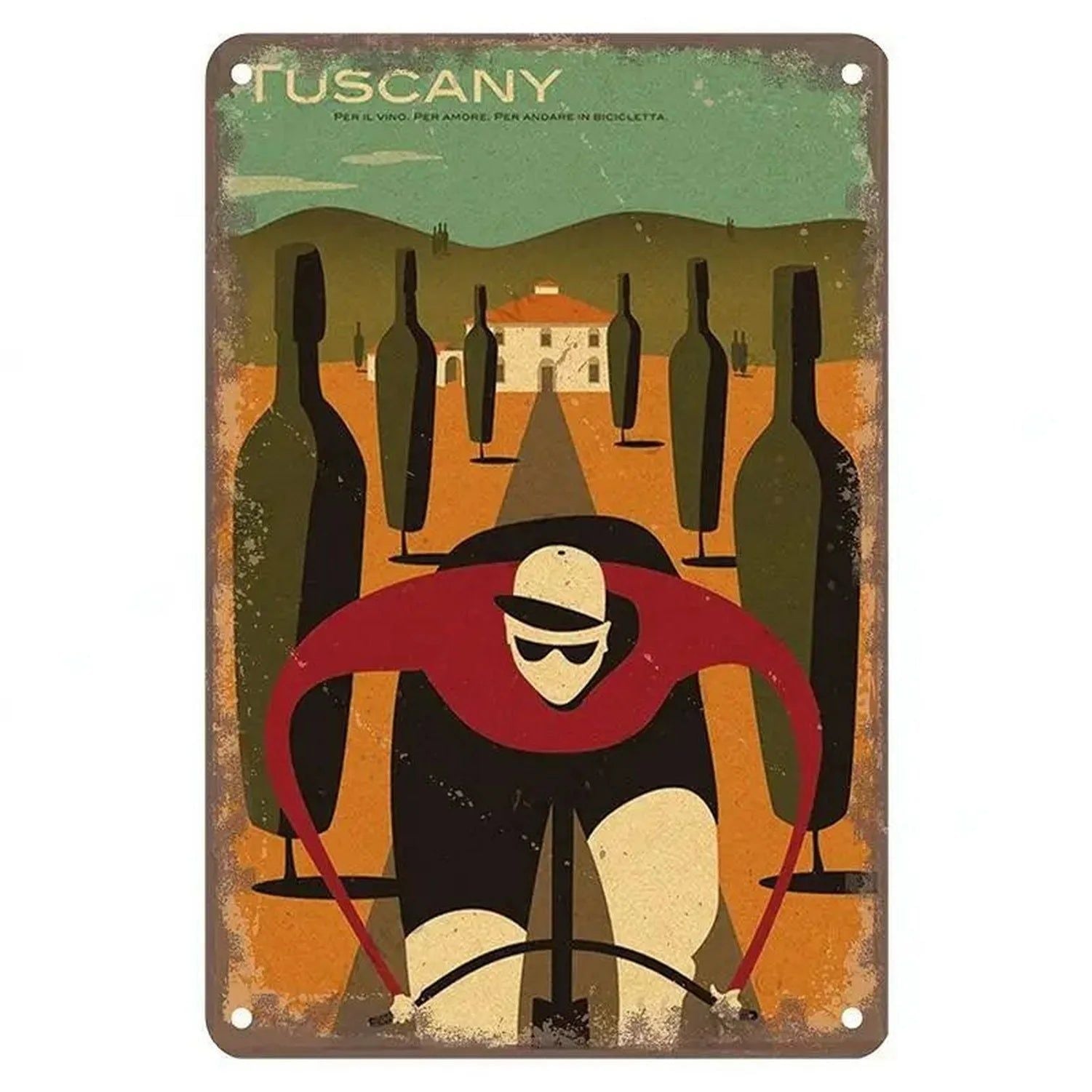 Sports Metal Tin Signs Tour De France Cycling Wall Art Posters Plate Wall Decor for Home Bars Man Cave Cafe Clubs Garage Retro - Grand Goldman