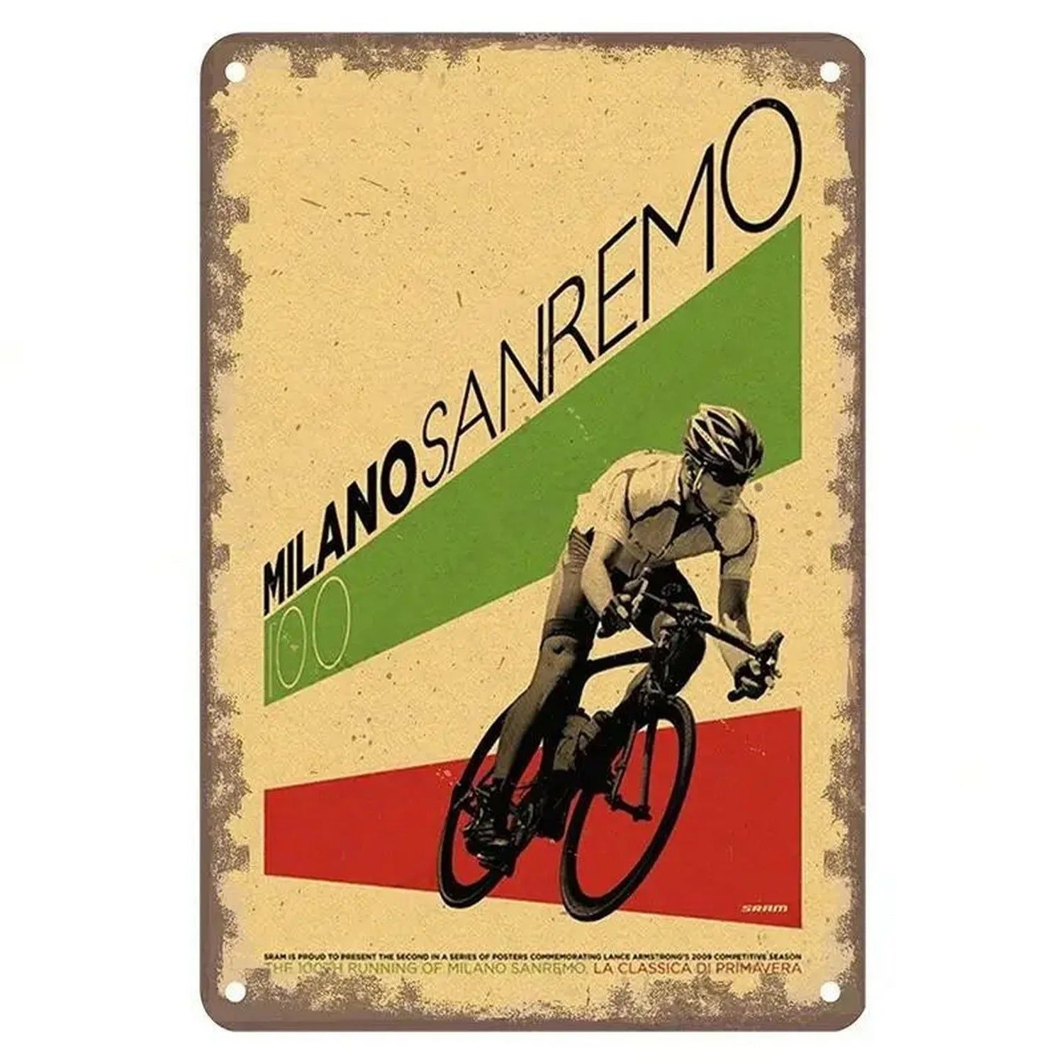 Sports Metal Tin Signs Tour De France Cycling Wall Art Posters Plate Wall Decor for Home Bars Man Cave Cafe Clubs Garage Retro - Grand Goldman
