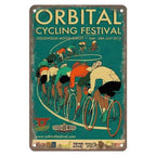 Sports Metal Tin Signs Tour De France Cycling Wall Art Posters Plate Wall Decor for Home Bars Man Cave Cafe Clubs Garage Retro - Grand Goldman