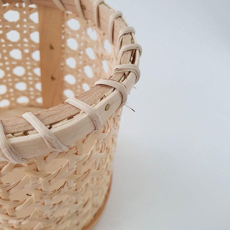 Square French Woven Storage Basket - Grand Goldman