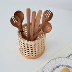 Square French Woven Storage Basket - Grand Goldman