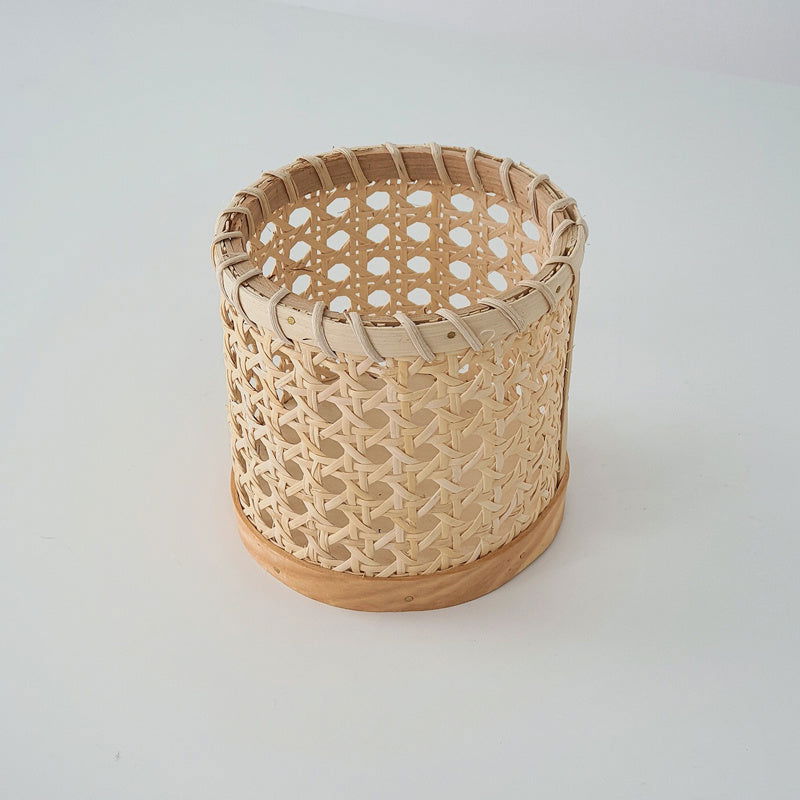 Square French Woven Storage Basket - Grand Goldman