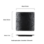 Square Plate Colored Glaze Plate Dish Barbecue Ceramic Plate - Grand Goldman