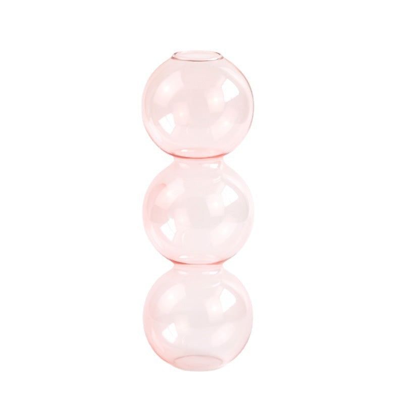 Stained Glass Bubble Vase Flower Arrangement - Grand Goldman