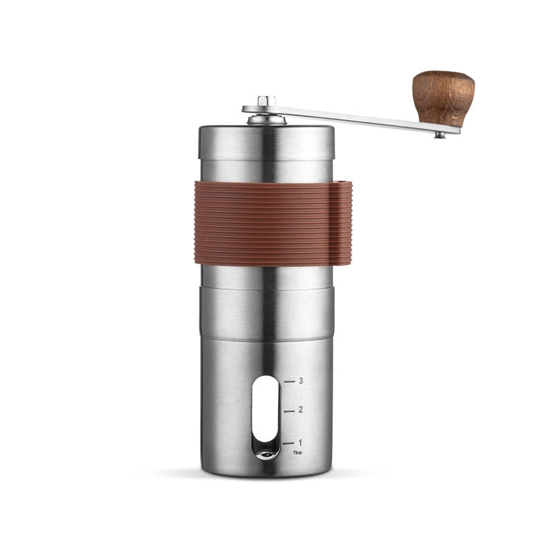 Stainless Steel Manual Grinding Portable Hand Coffee Machine - Grand Goldman