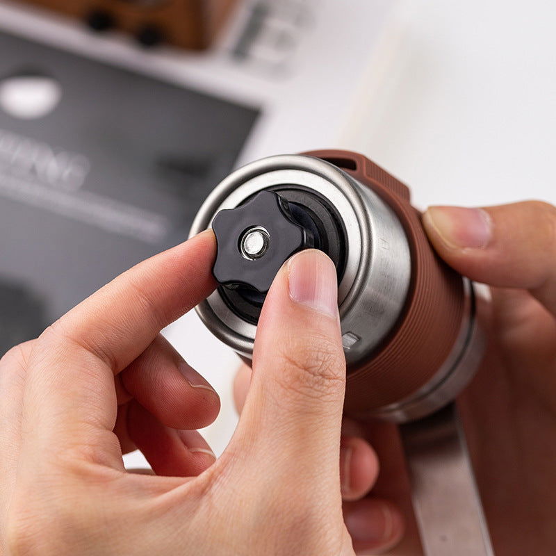 Stainless Steel Manual Grinding Portable Hand Coffee Machine - Grand Goldman