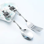 Stainless steel fork and spoon - Grand Goldman