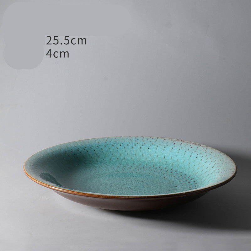 Steak Dinner Plate Household Ceramic Western Dinner Plate - Grand Goldman