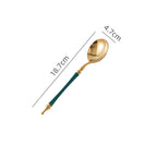 Steak Golden Knife Fork And Spoon Three-piece Set - Grand Goldman