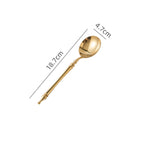 Steak Golden Knife Fork And Spoon Three-piece Set - Grand Goldman