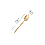 Steak Golden Knife Fork And Spoon Three-piece Set - Grand Goldman