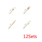 Steak Golden Knife Fork And Spoon Three-piece Set - Grand Goldman