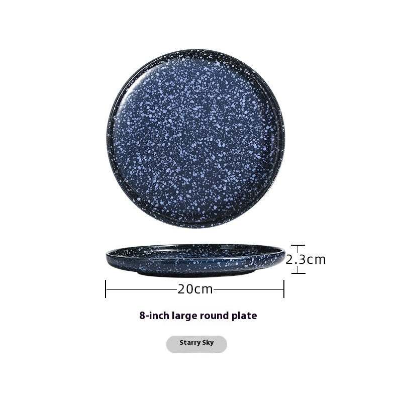 Steak Plate Ceramic Household Dinner Plate - Grand Goldman