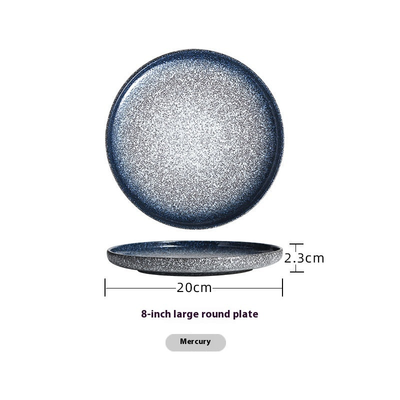 Steak Plate Ceramic Household Dinner Plate - Grand Goldman