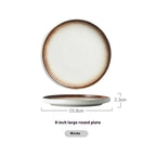 Steak Plate Ceramic Household Dinner Plate - Grand Goldman