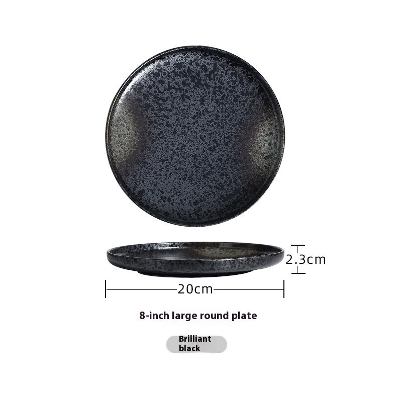 Steak Plate Ceramic Household Dinner Plate - Grand Goldman