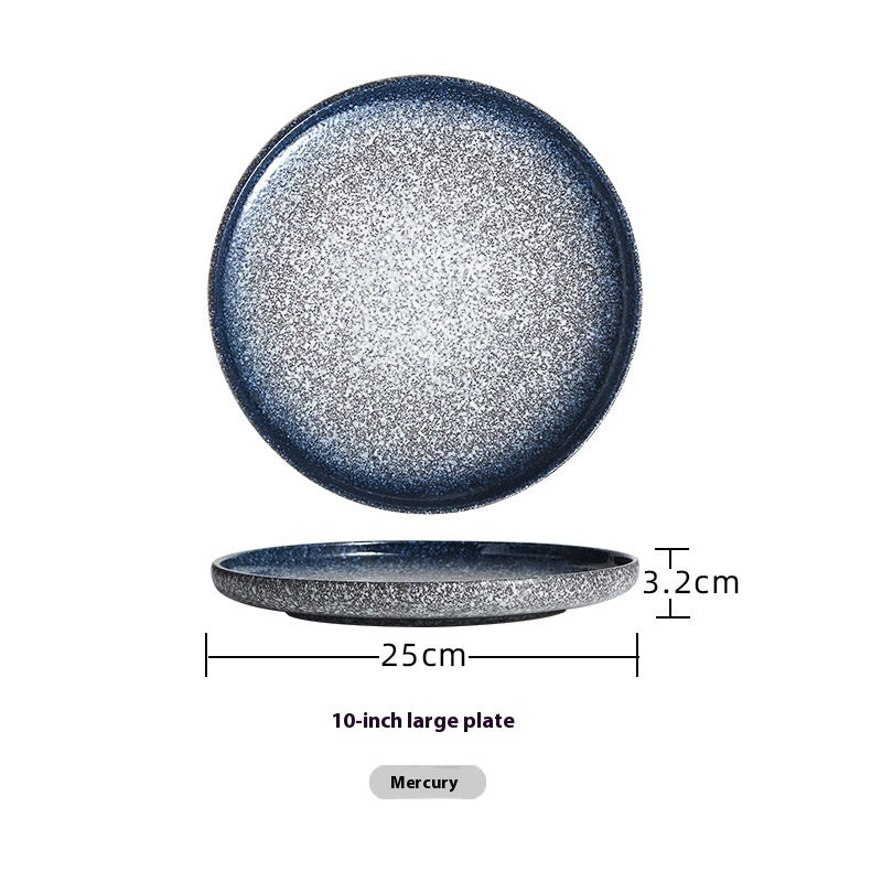 Steak Plate Ceramic Household Dinner Plate - Grand Goldman