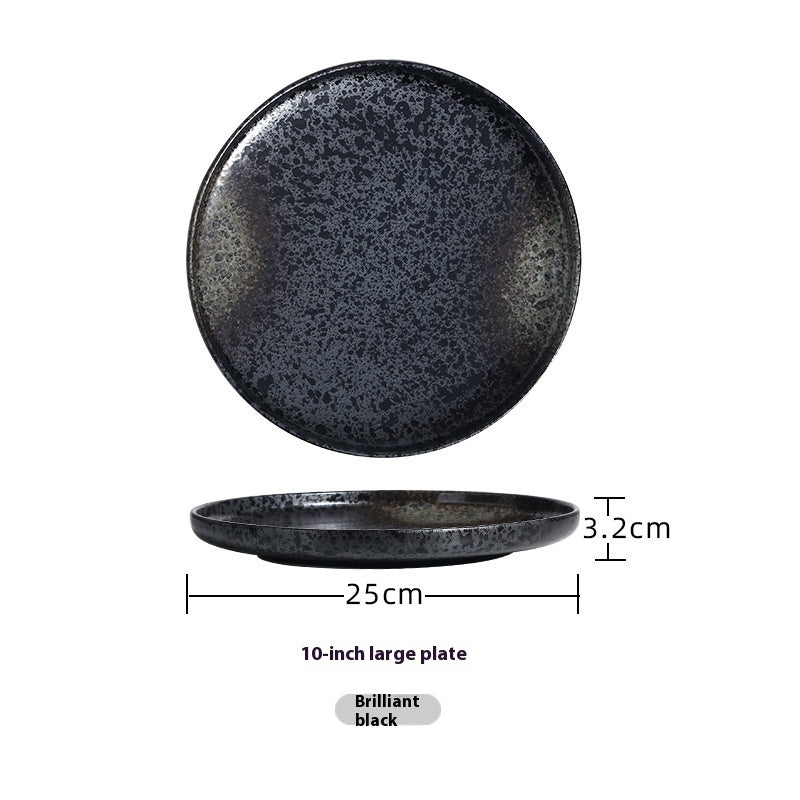 Steak Plate Ceramic Household Dinner Plate - Grand Goldman