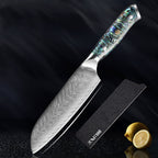 Steel Knife Set Kitchen Knife Chef Knife Japanese Style Santoku Knife - Grand Goldman