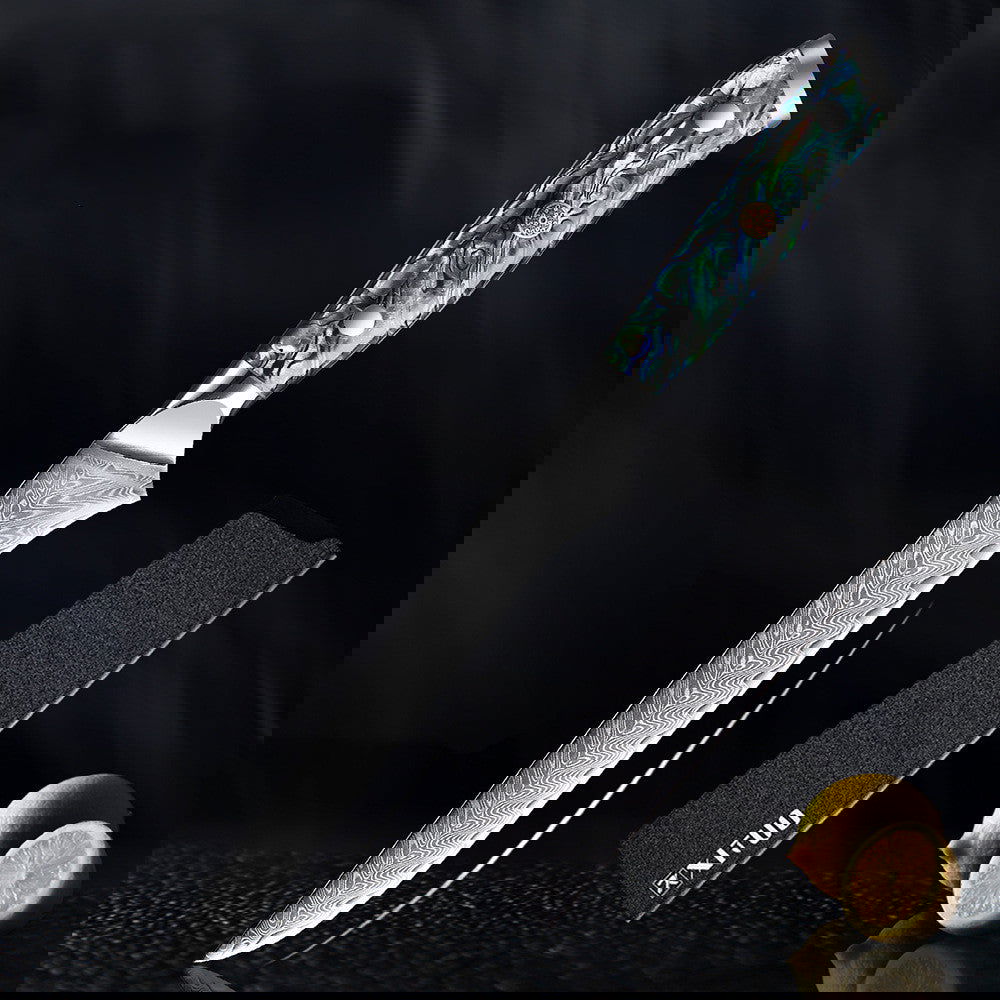 Steel Knife Set Kitchen Knife Chef Knife Japanese Style Santoku Knife - Grand Goldman