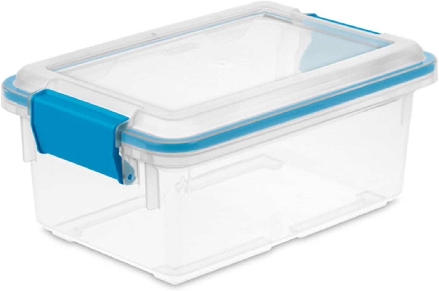 Sterilite 4 Pack Gasket Box, Stackable Storage Bin with Latching Lid, 54 Quart - Grand Goldman