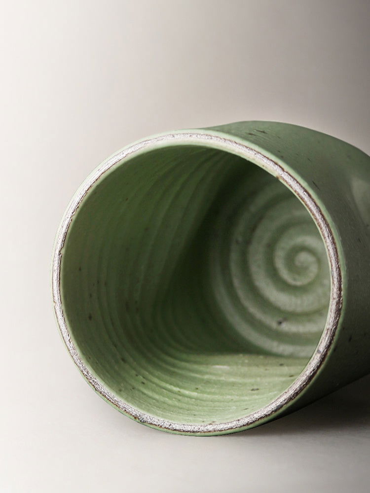 Stoneware Teacup Retro Creative Japanese Style Tea Cup - Grand Goldman