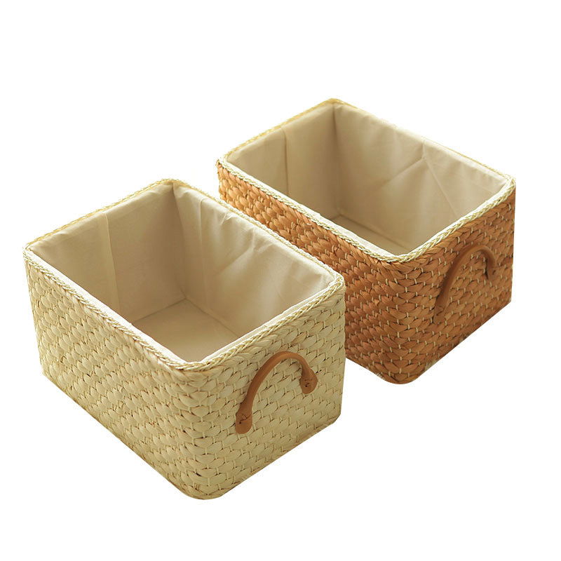 Storage Basket Rattan Woven Storage Box Clothes Cabinet - Grand Goldman