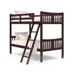 Storkcraft Caribou Bunk Bed Twin Over Twin Bunk Bed (White) - GREENGUARD Gold Certified, Twin Bunk Beds for Kids, Converts to 2 Individual Twin Beds, Bunk Beds for Kids - Grand Goldman
