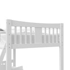 Storkcraft Caribou Bunk Bed Twin Over Twin Bunk Bed (White) - GREENGUARD Gold Certified, Twin Bunk Beds for Kids, Converts to 2 Individual Twin Beds, Bunk Beds for Kids - Grand Goldman