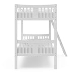Storkcraft Caribou Bunk Bed Twin Over Twin Bunk Bed (White) - GREENGUARD Gold Certified, Twin Bunk Beds for Kids, Converts to 2 Individual Twin Beds, Bunk Beds for Kids - Grand Goldman