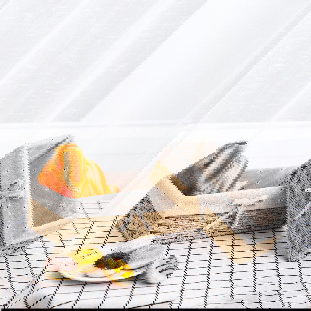 Straw Storage Basket Toy Snack Sundries Storage Box - Grand Goldman