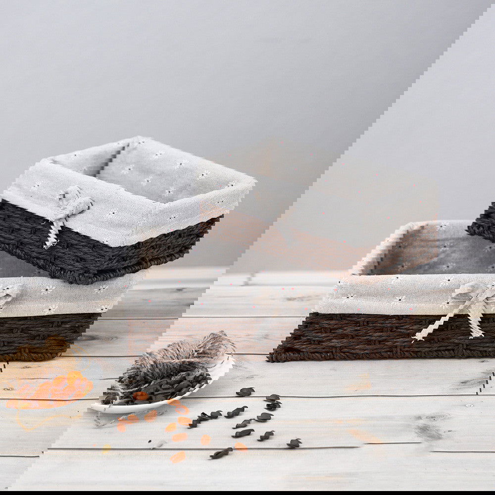 Straw Storage Basket Toy Snack Sundries Storage Box - Grand Goldman